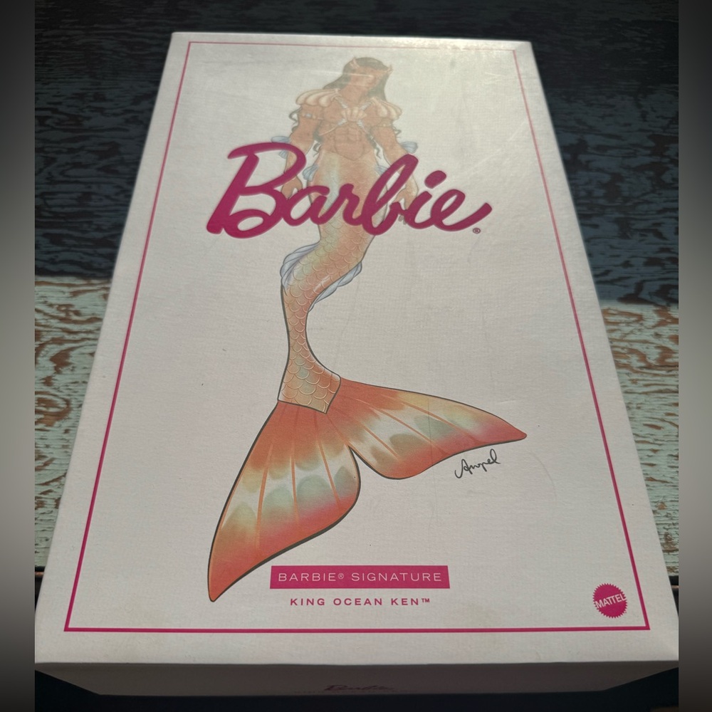 Barbie Signature King Ocean Ken with Vibrant Orange Tail